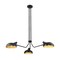 Z-Lite Bellamy Chandelier, 3-Light, 46 In.W x 46 In.L x 8.25 In.H, Matte Black/Matte Black Outer 1942-3MB - alternate 8